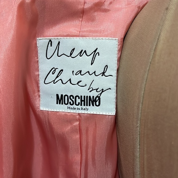 Moschino Cheap Chic Pink Black Crop Jacket - Picture 11 of 15